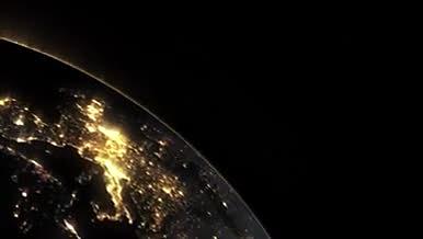 地球金色光效博览会宣传LOGOAE模板视频的预览图